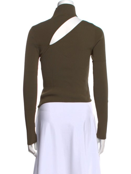 Cult Gaia Turtleneck Long Sleeve Top