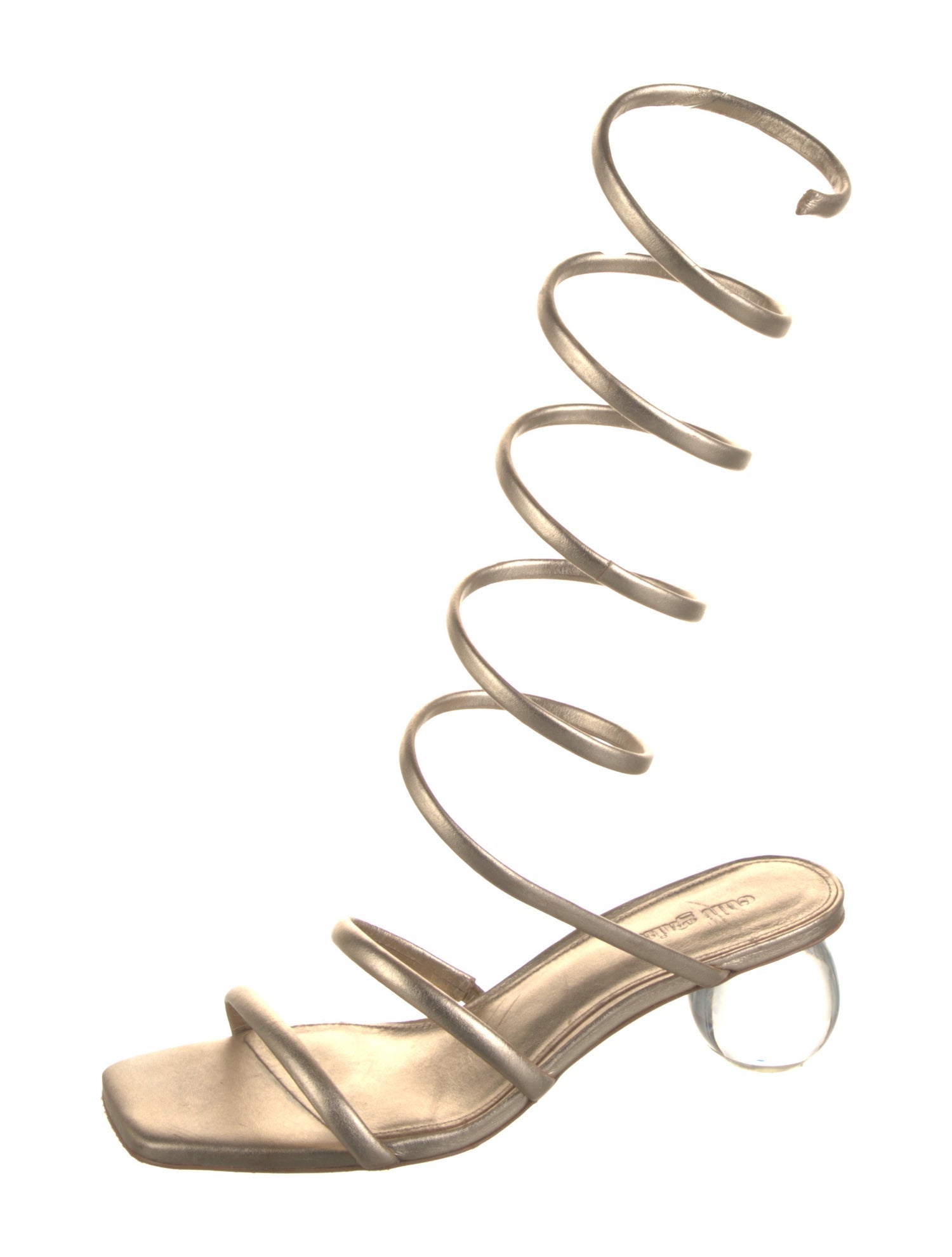 Cult Gaia Leather Gladiator Sandals