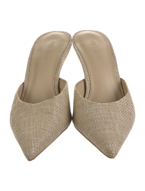 Cult Gaia Raffia Mules
