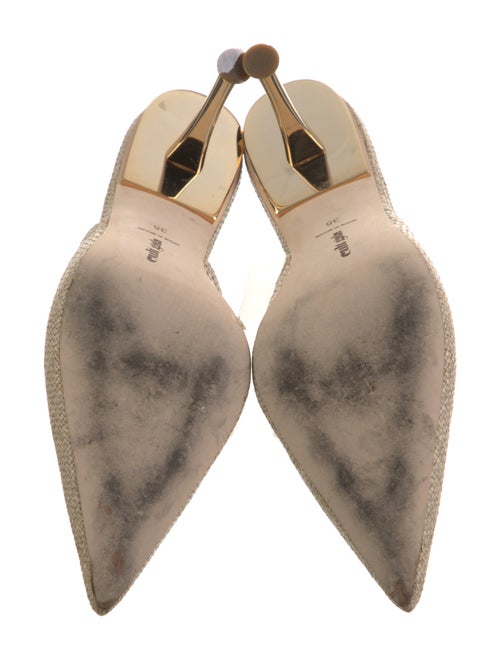 Cult Gaia Raffia Mules