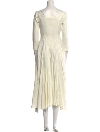 Cult Gaia V-Neck Midi Length Dress