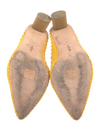 Cult Gaia Braided Accents Mules