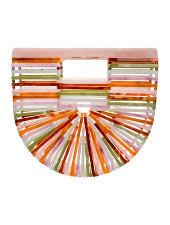 Cult Gaia Acrylic Top Handle Bag