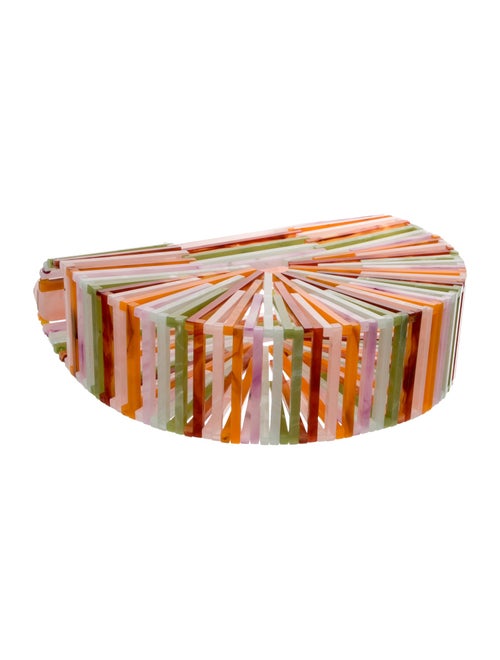 Cult Gaia Acrylic Top Handle Bag