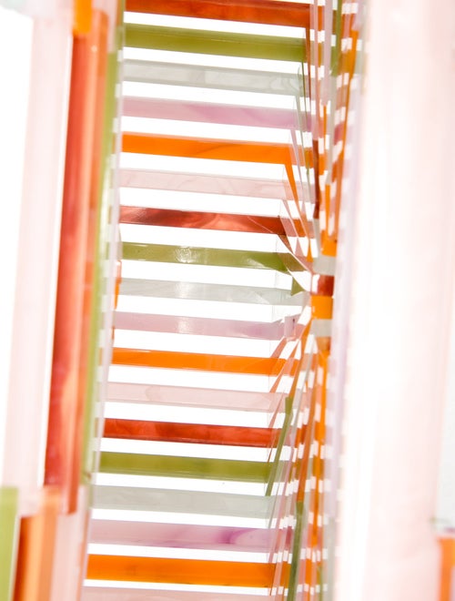 Cult Gaia Acrylic Top Handle Bag