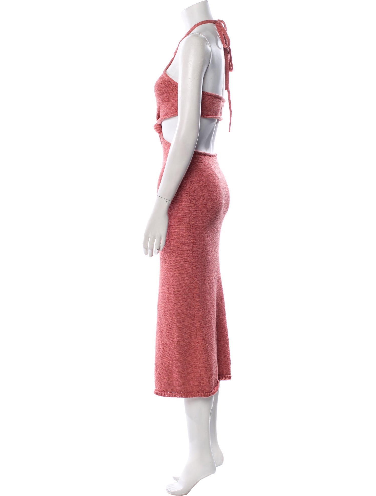 Cult Gaia Halterneck Long Dress