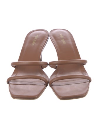 Cult Gaia Leather Slides