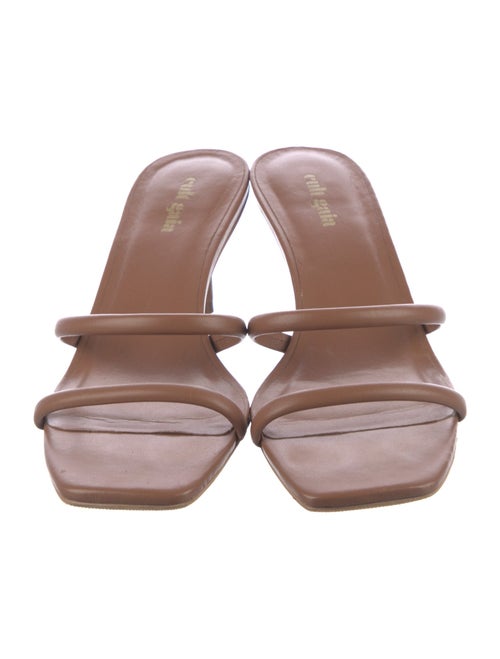 Cult Gaia Leather Slides