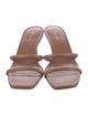 Cult Gaia Leather Slides