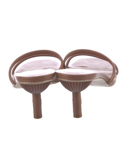 Cult Gaia Leather Slides