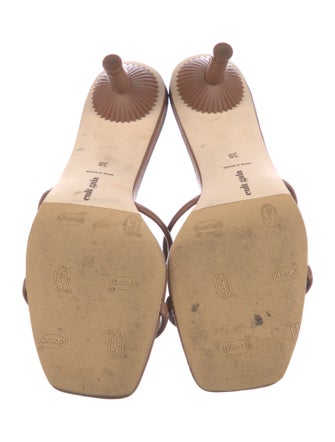 Cult Gaia Leather Slides