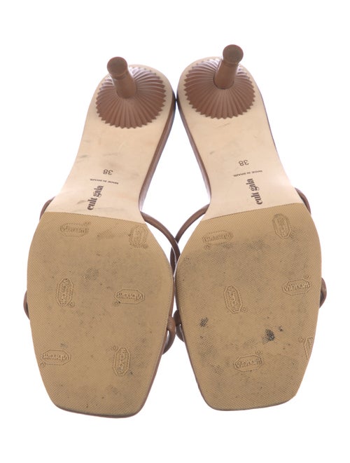 Cult Gaia Leather Slides