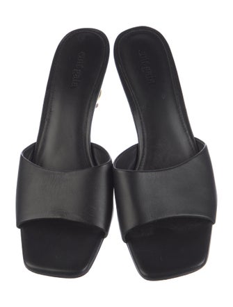 Cult Gaia Leather Slides