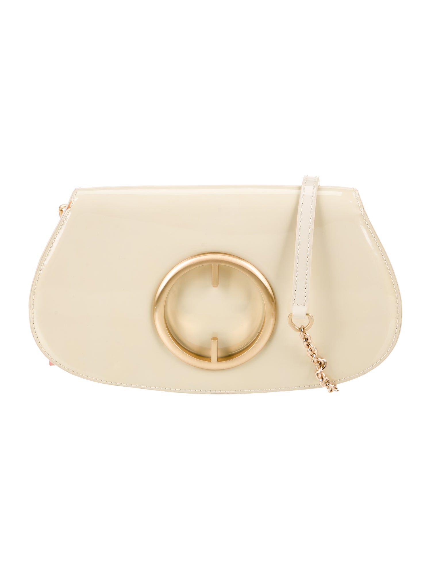 Cult Gaia Patent Leather Clutch