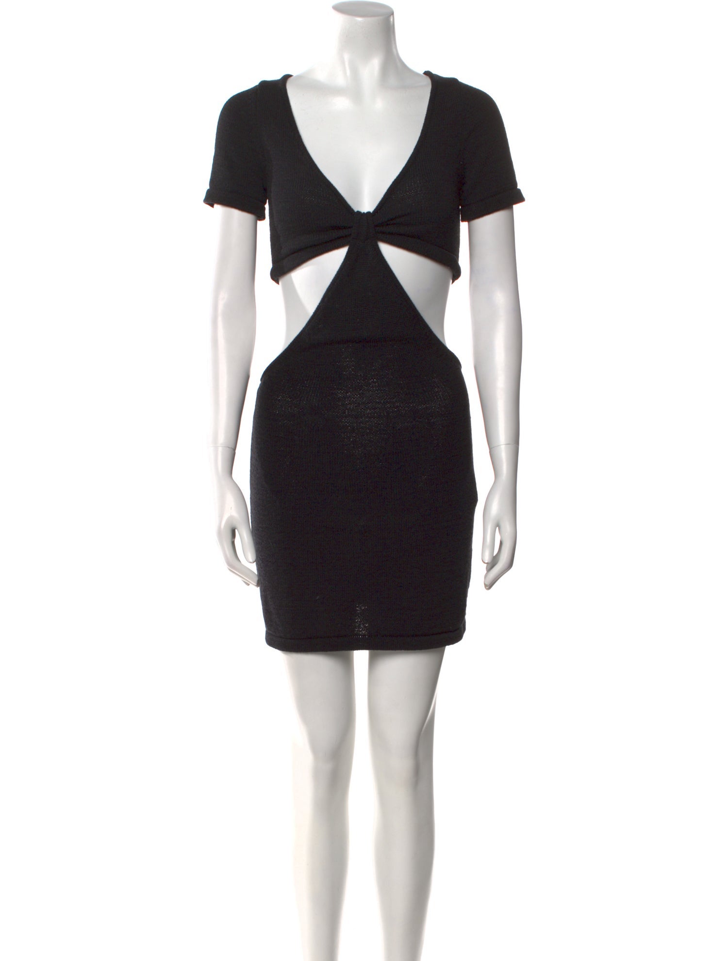 Cult Gaia V-Neck Mini Dress