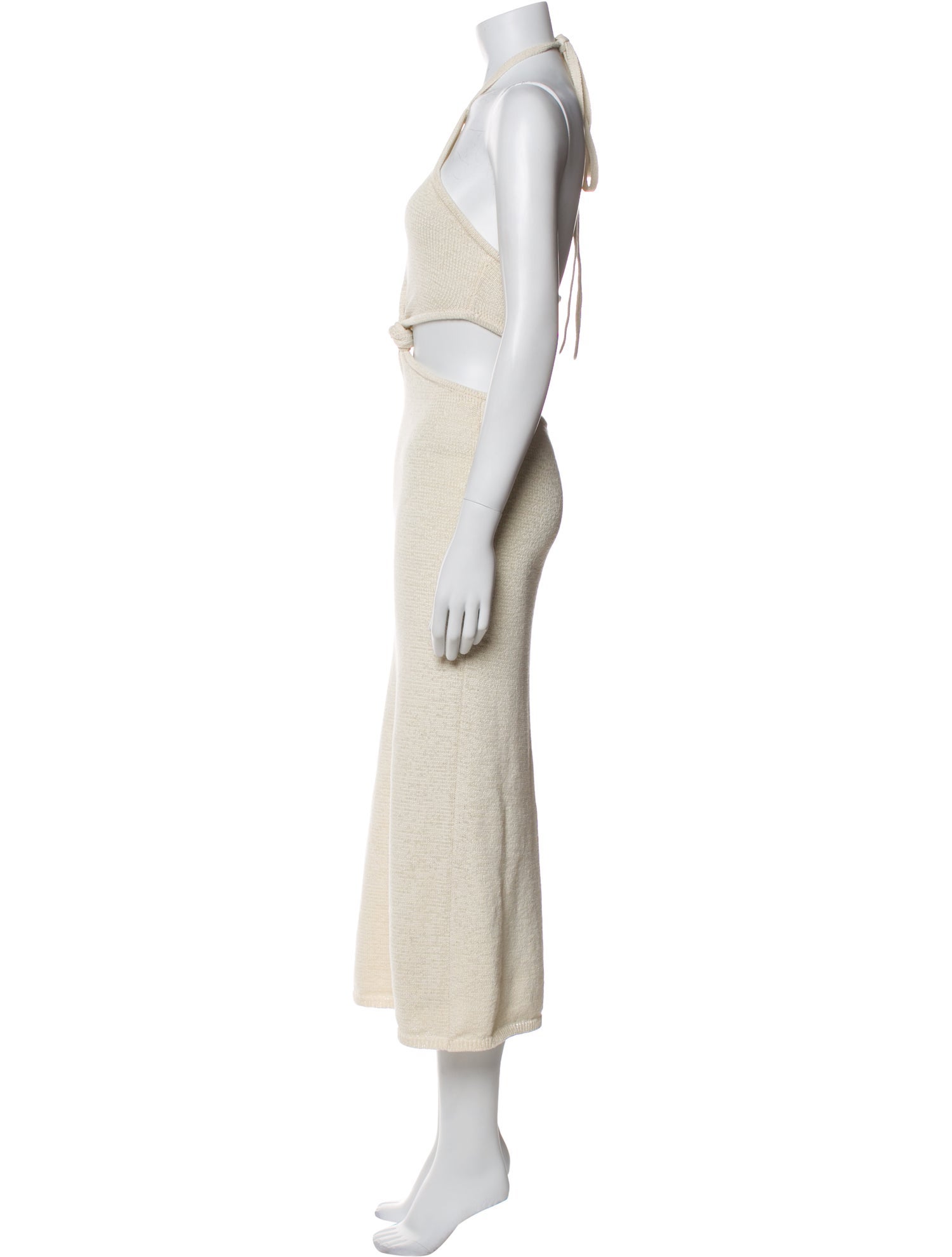 Cult Gaia Halterneck Midi Length Dress