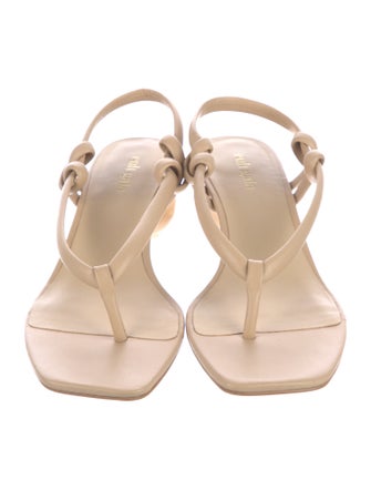 Cult Gaia Leather Slingback Sandals