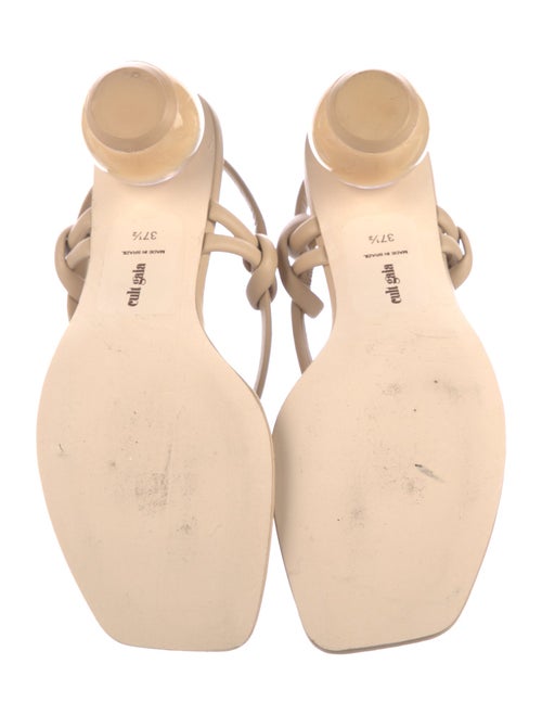 Cult Gaia Leather Slingback Sandals