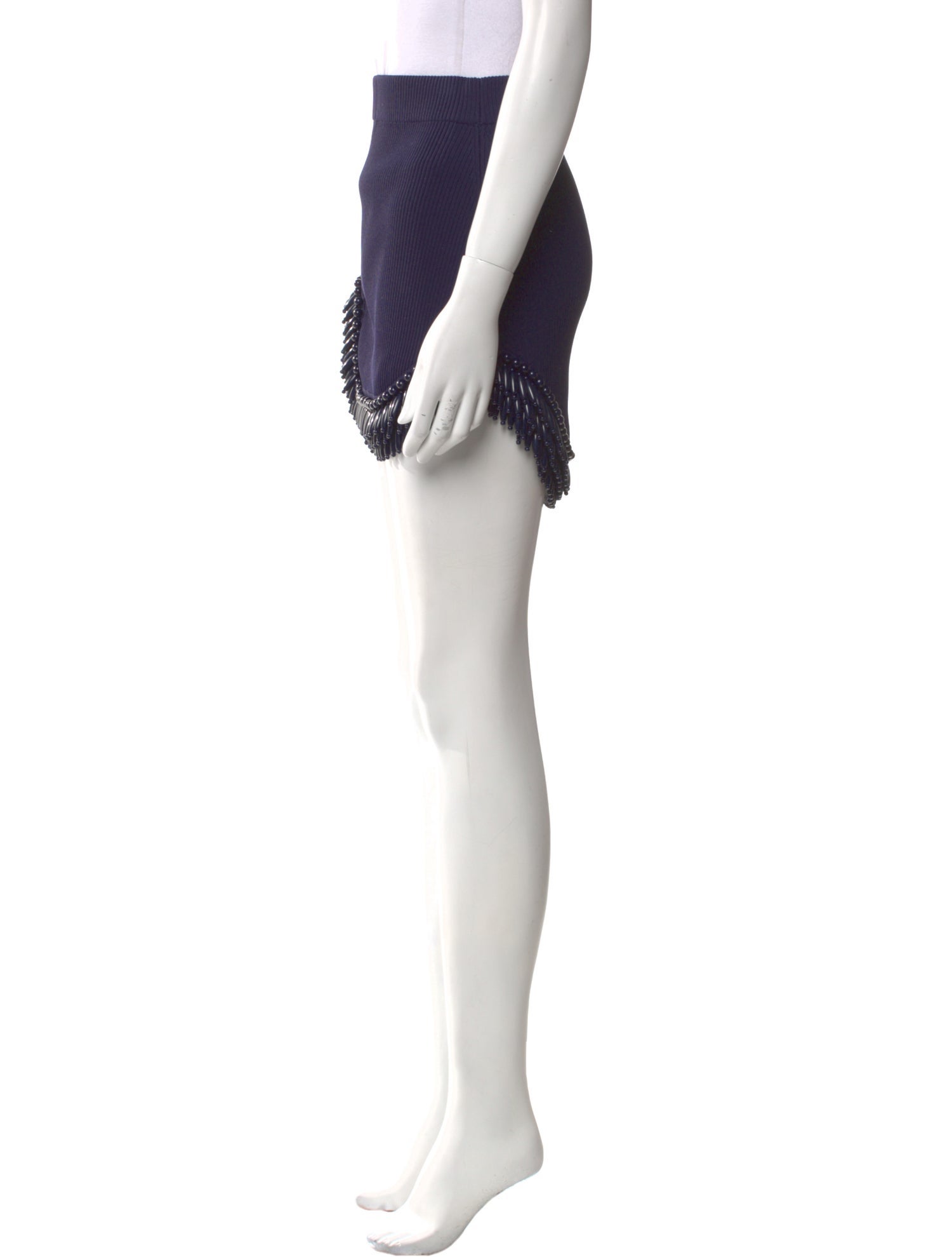 Cult Gaia Beaded Accents Mini Skirt