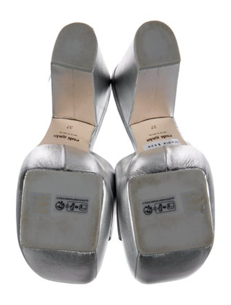 Cult Gaia Leather Slides