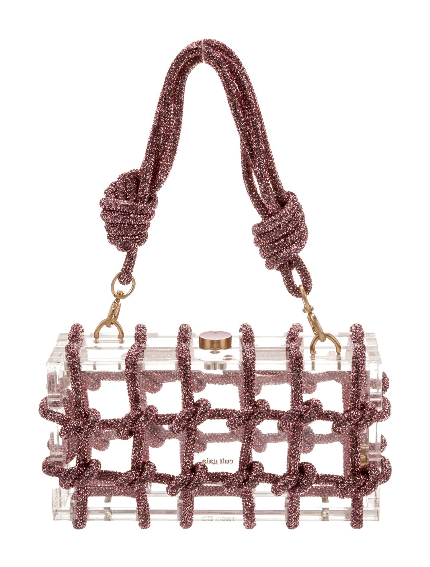 Cult Gaia Acrylic Top Handle Bag