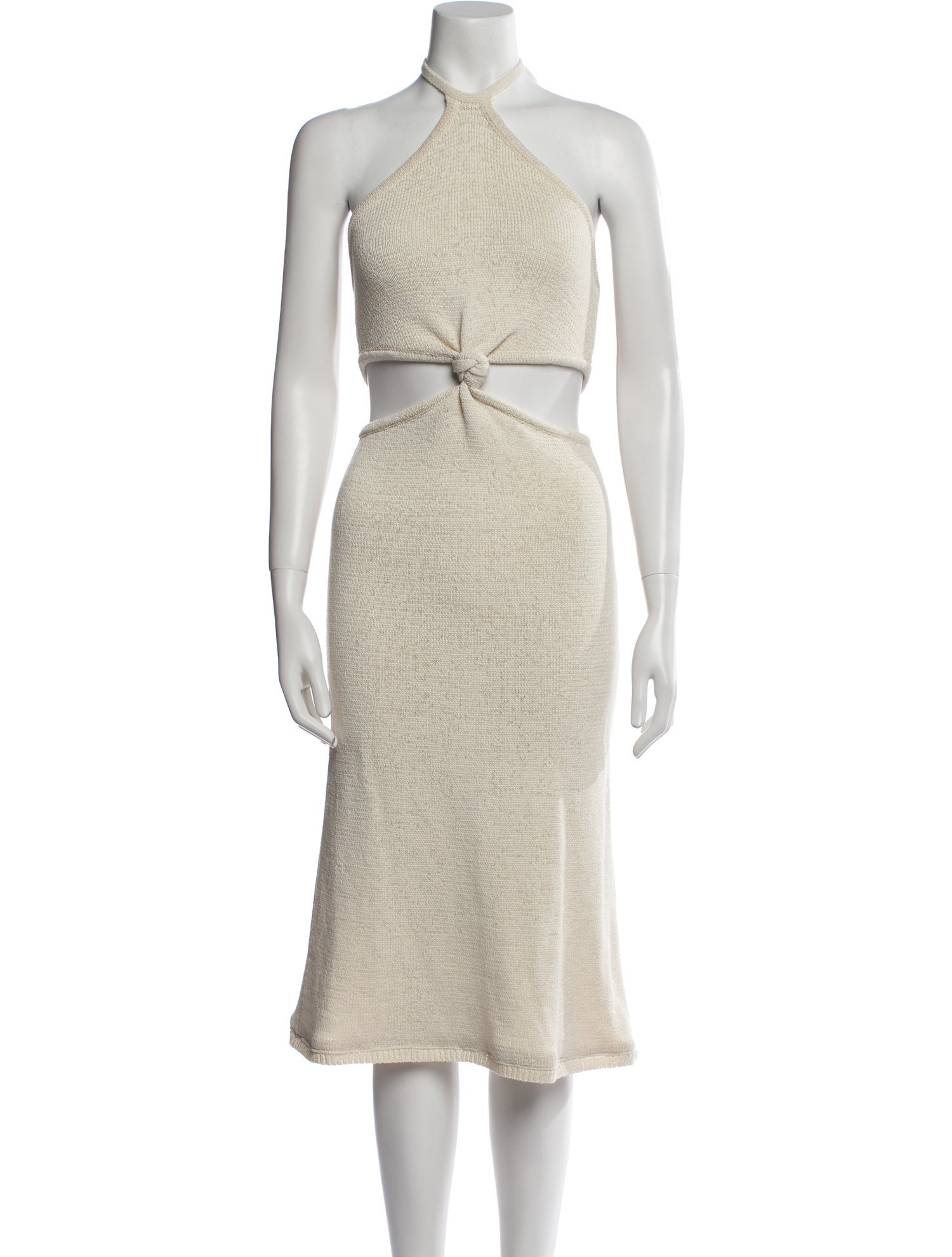 Cult Gaia Halterneck Midi Length Dress