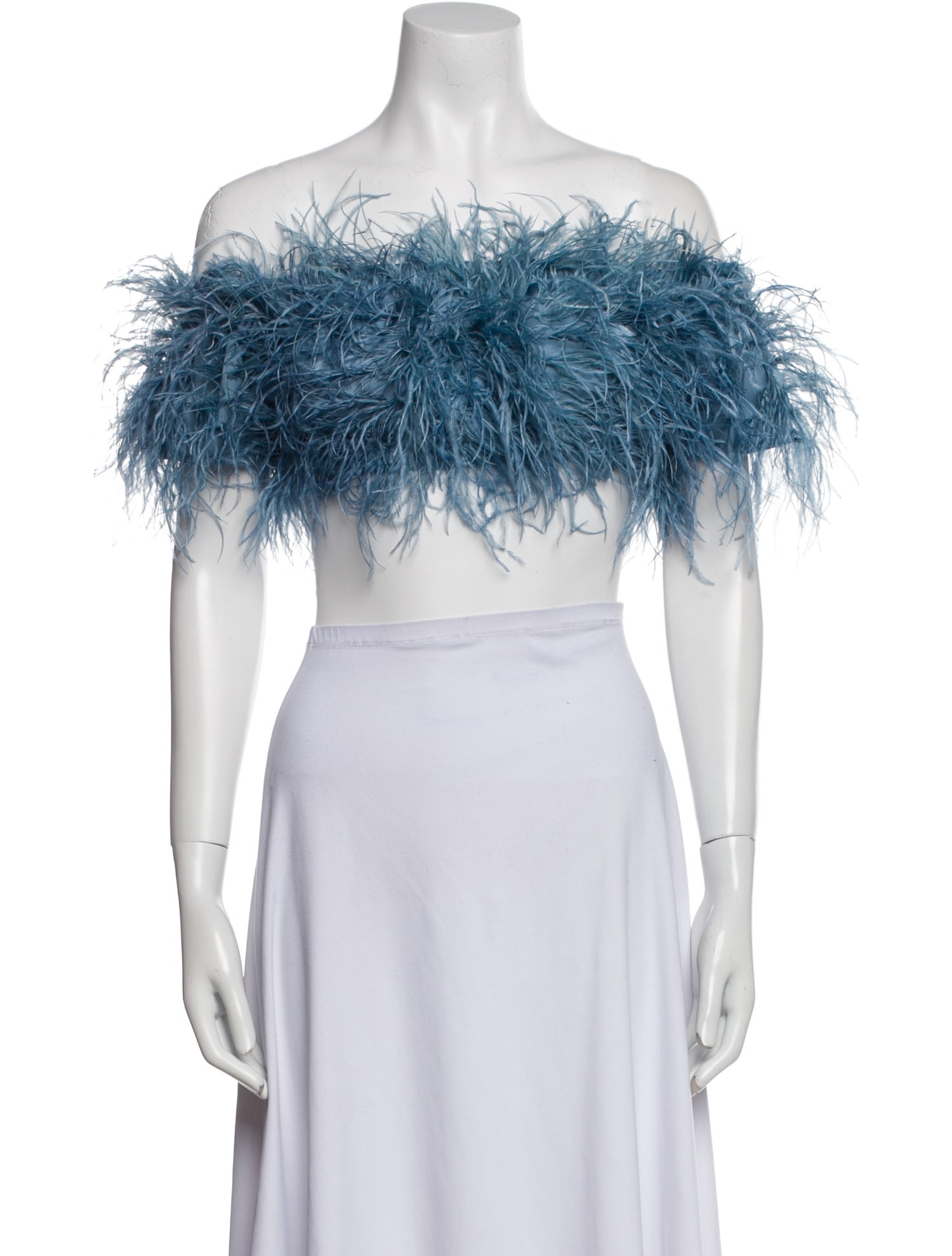 Cult Gaia Off-The-Shoulder Short Sleeve Crop Top