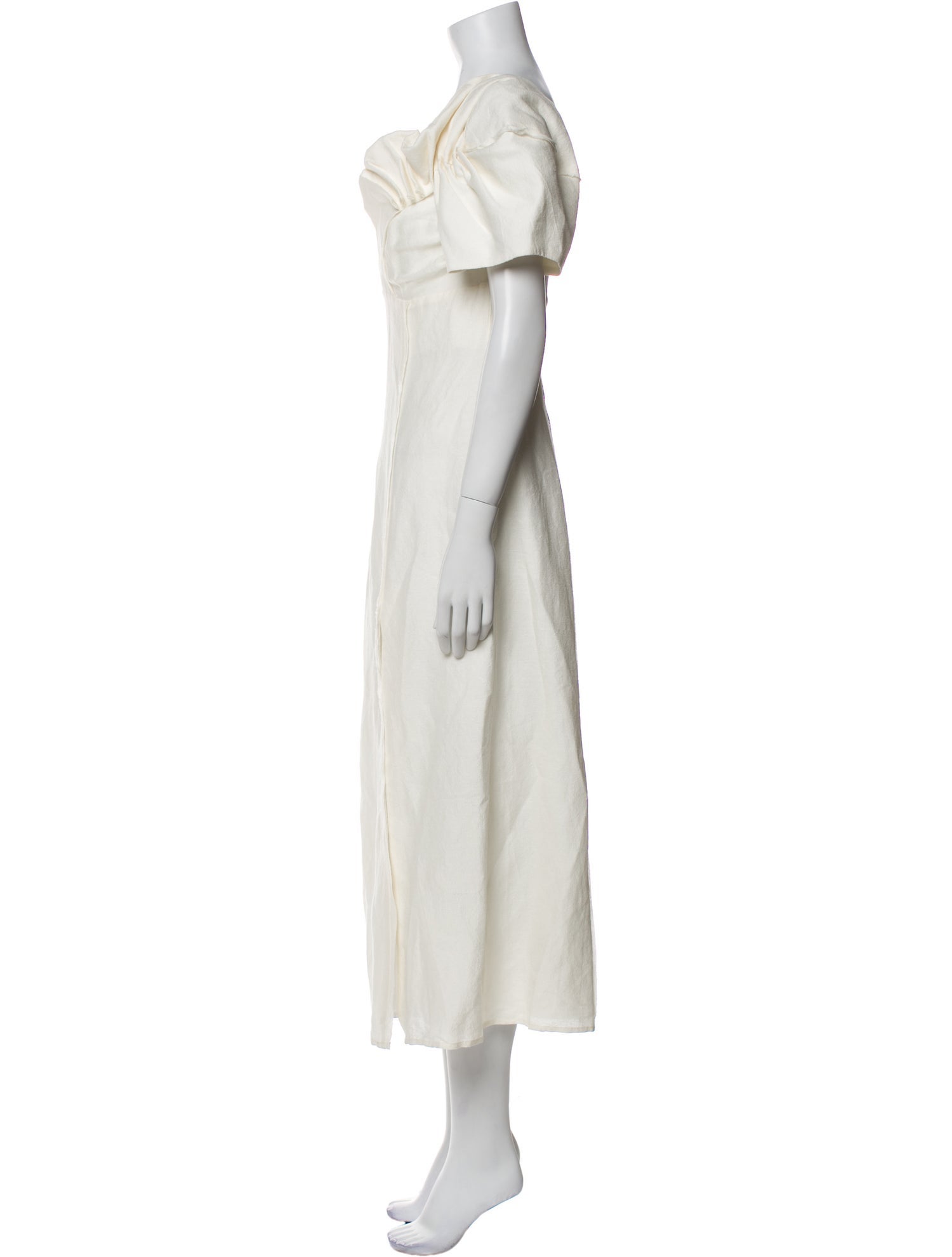 Cult Gaia V-Neck Midi Length Dress