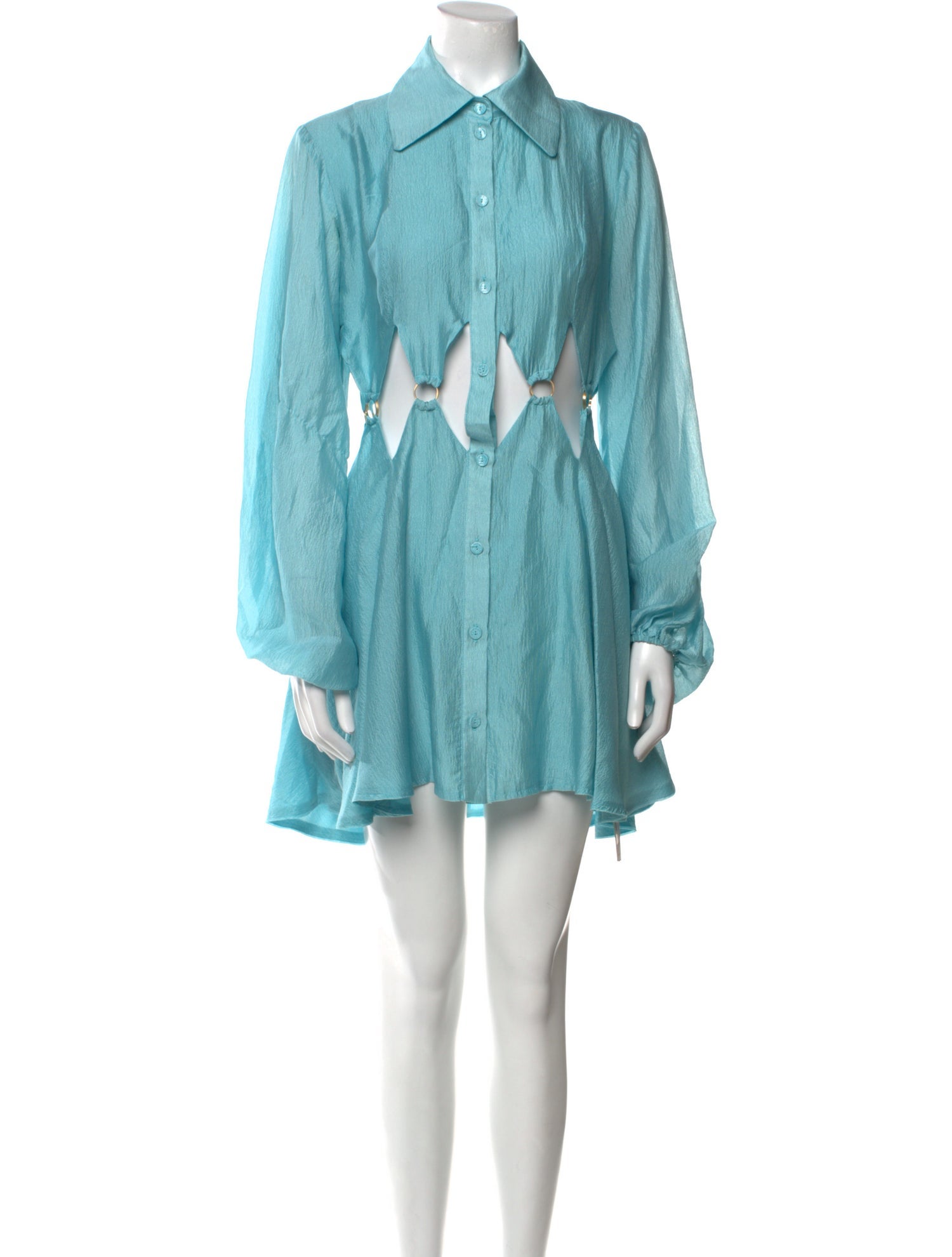 Cult Gaia Silk Mini Dress