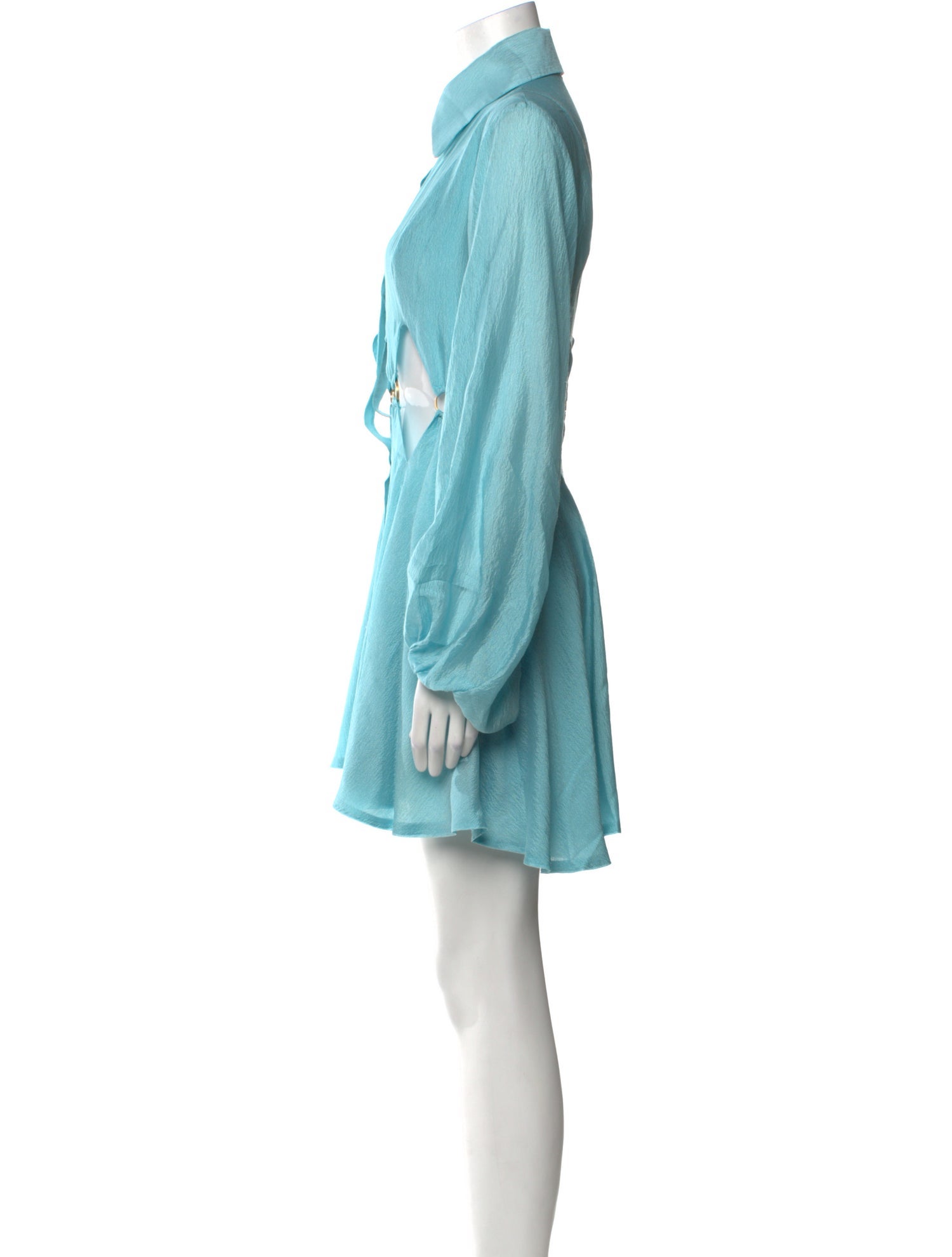 Cult Gaia Silk Mini Dress