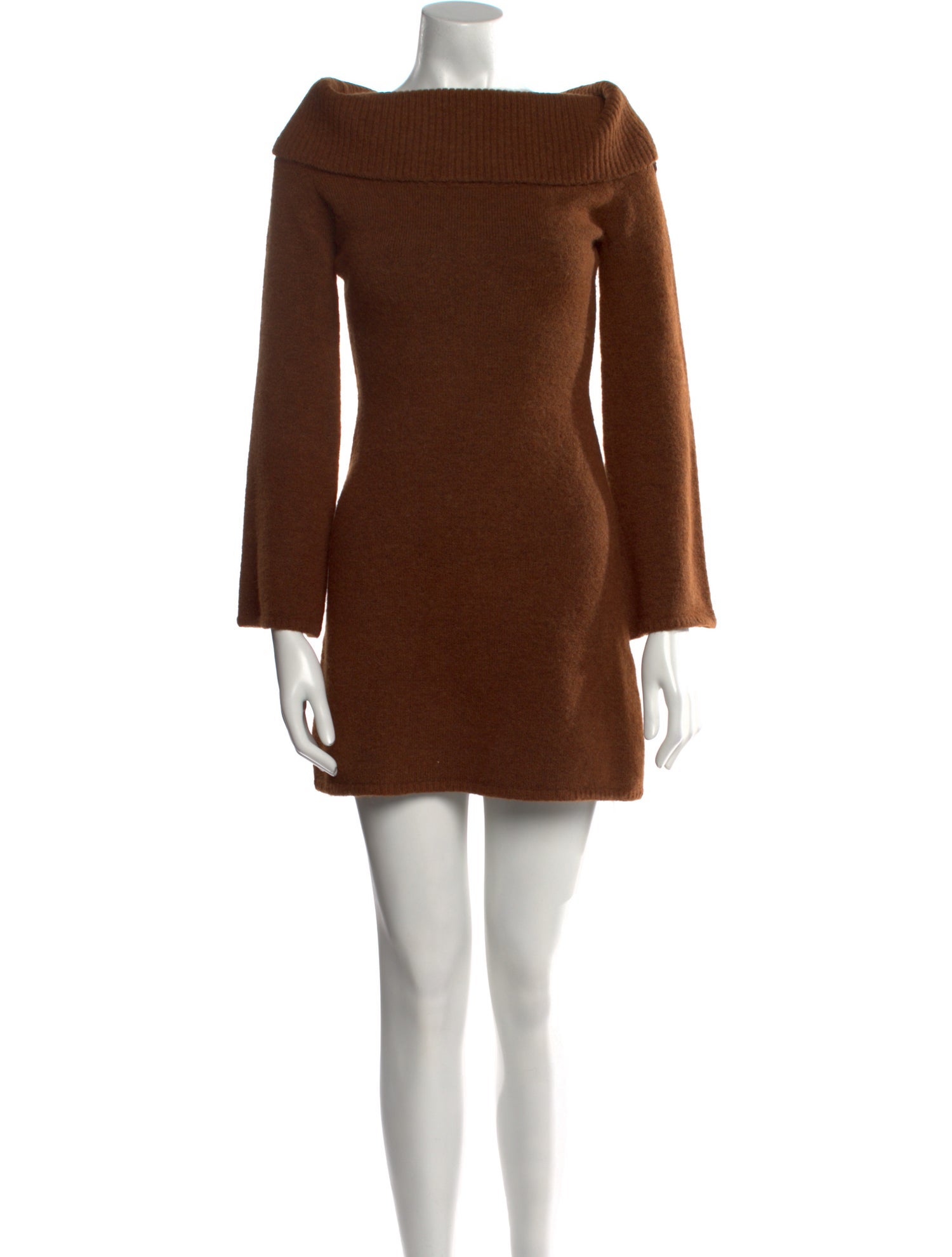 Cult Gaia Bateau Neckline Mini Dress