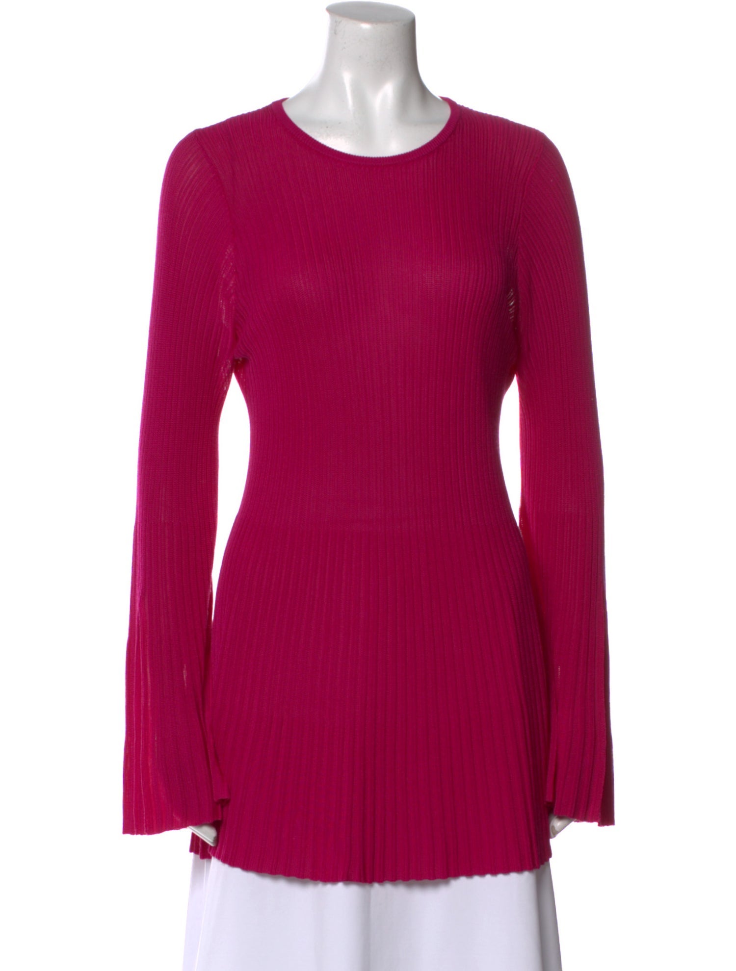 Cult Gaia Scoop Neck Long Sleeve Tunic