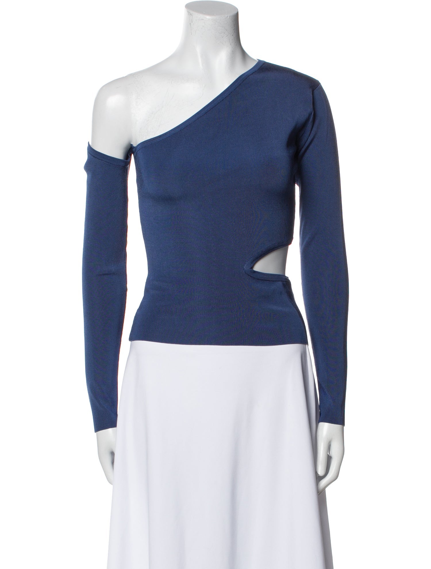 Cult Gaia One-Shoulder Long Sleeve Top