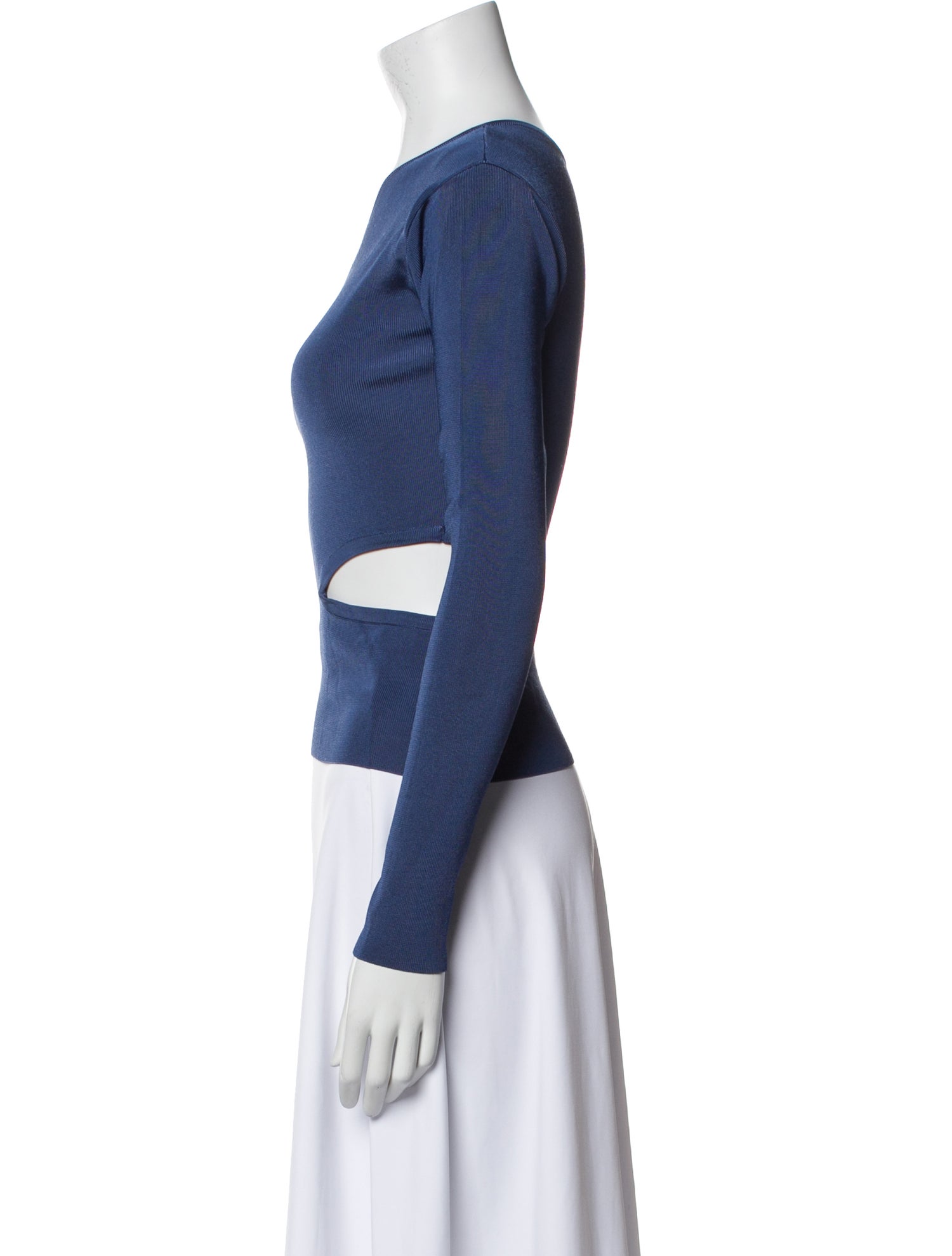 Cult Gaia One-Shoulder Long Sleeve Top