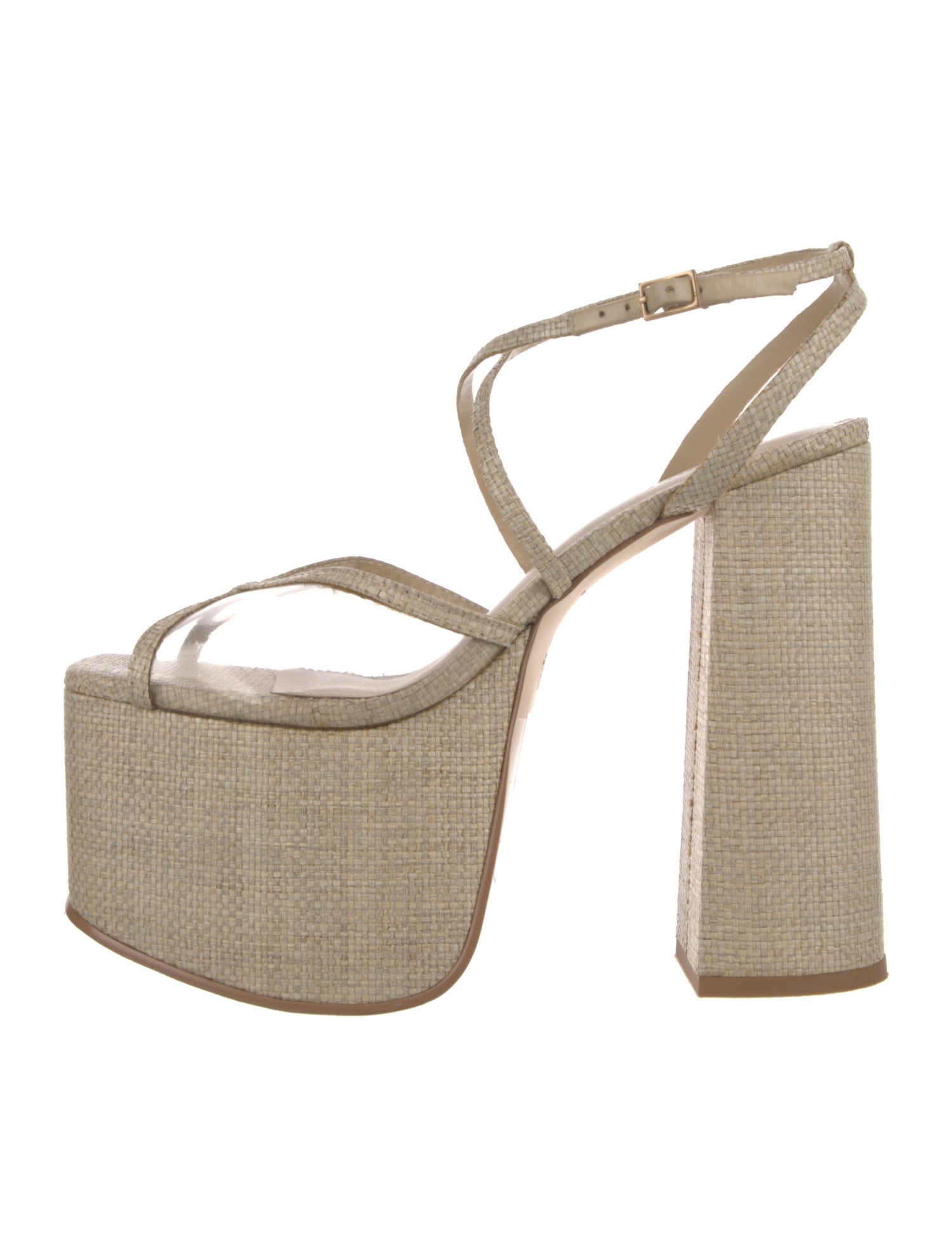 Cult Gaia Straw Sandals