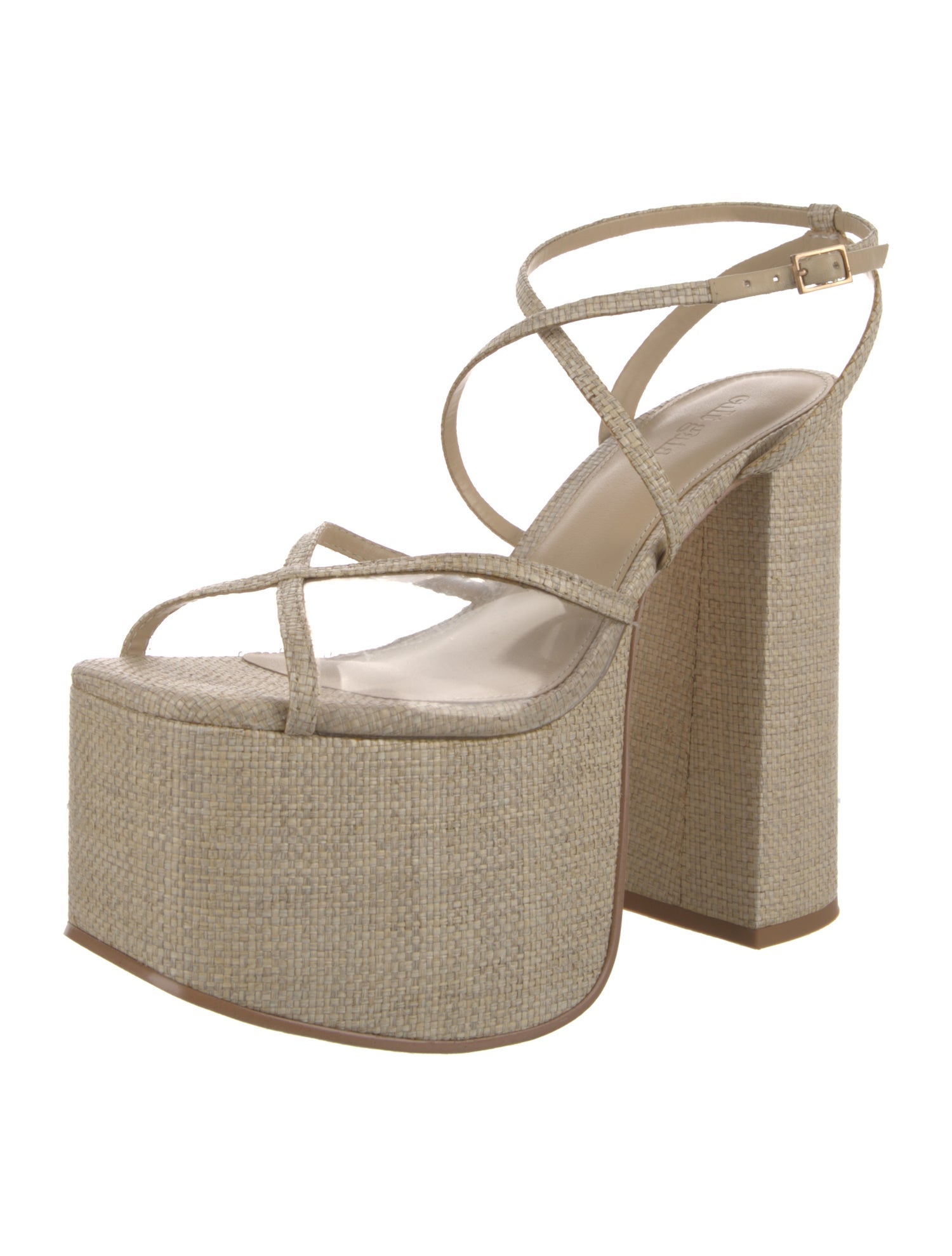 Cult Gaia Straw Sandals