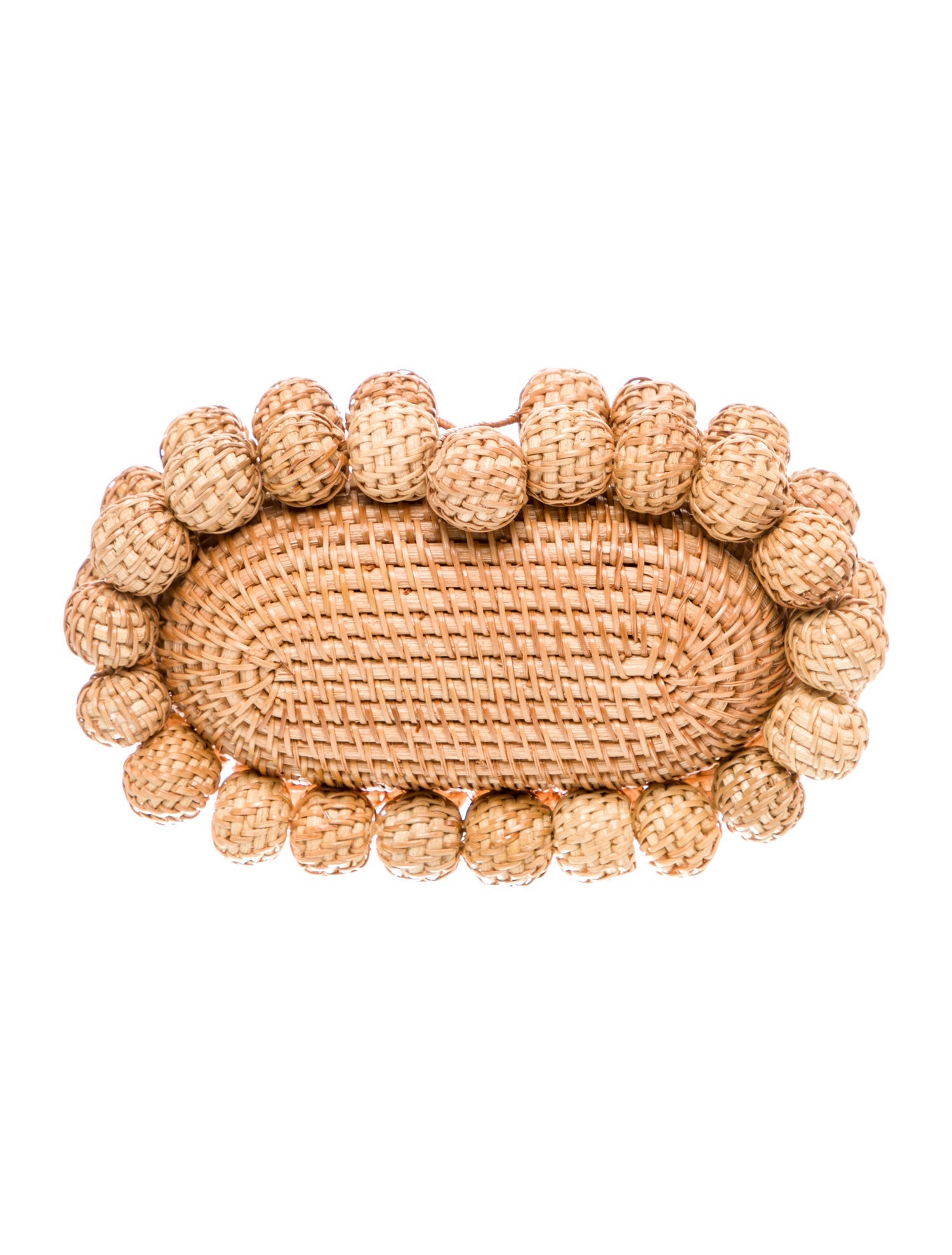 Cult Gaia Wicker Minaudière