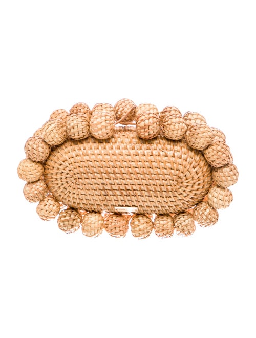 Cult Gaia Wicker Minaudière