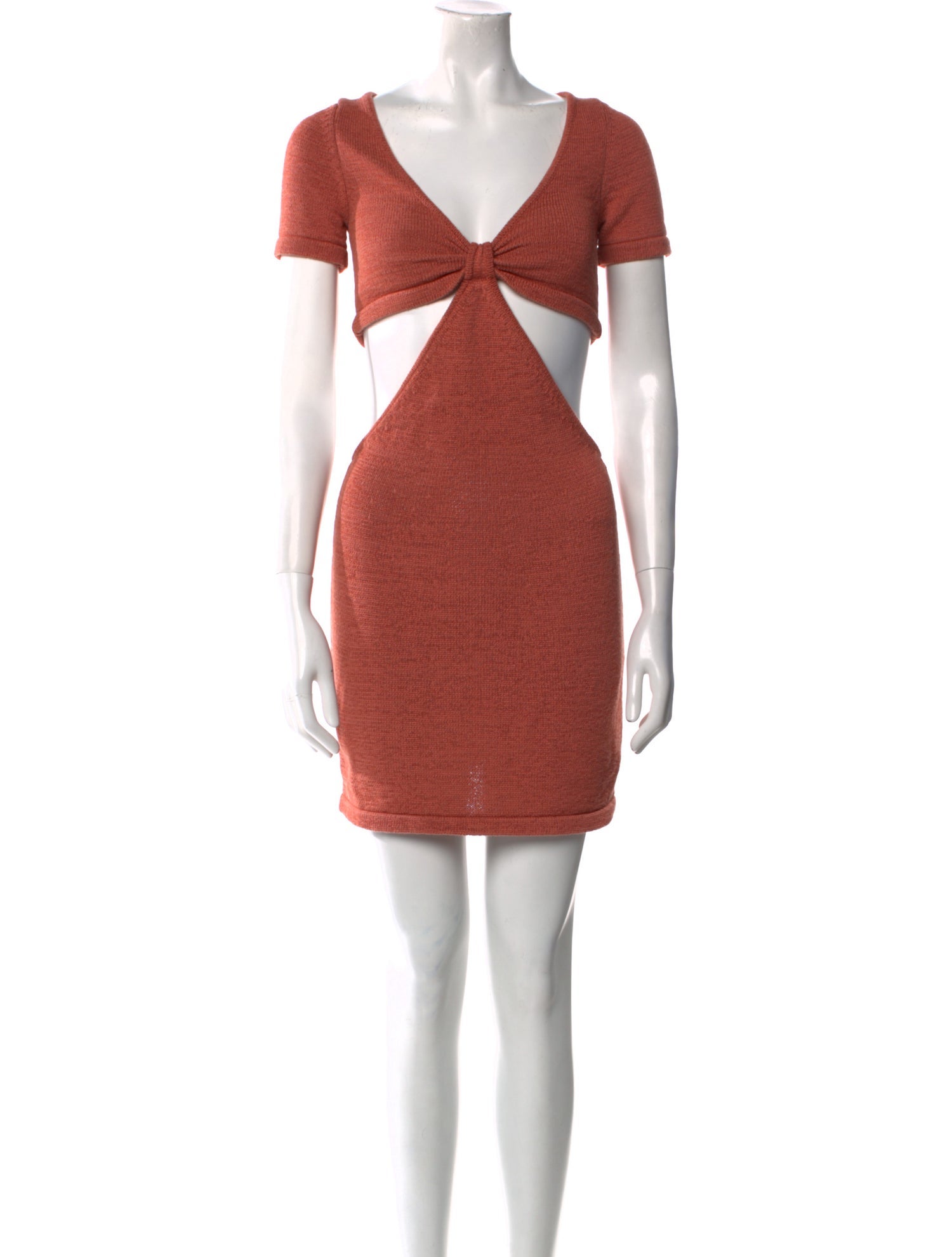 Cult Gaia V-Neck Mini Dress