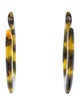 Cult Gaia Acrylic Kennedy Hoop Earrings