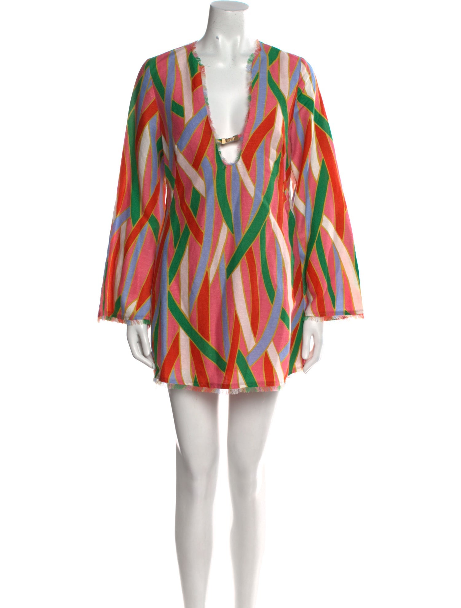 Cult Gaia Printed Mini Dress