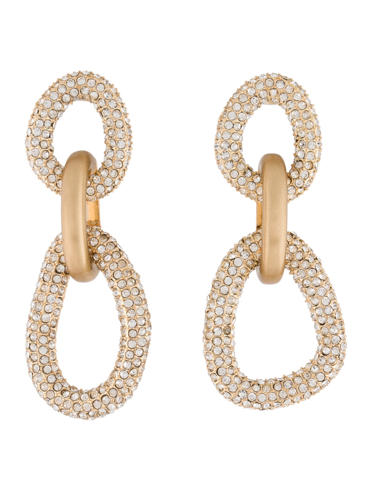 Cult Gaia Crystal Reyes Large Drop Earrings