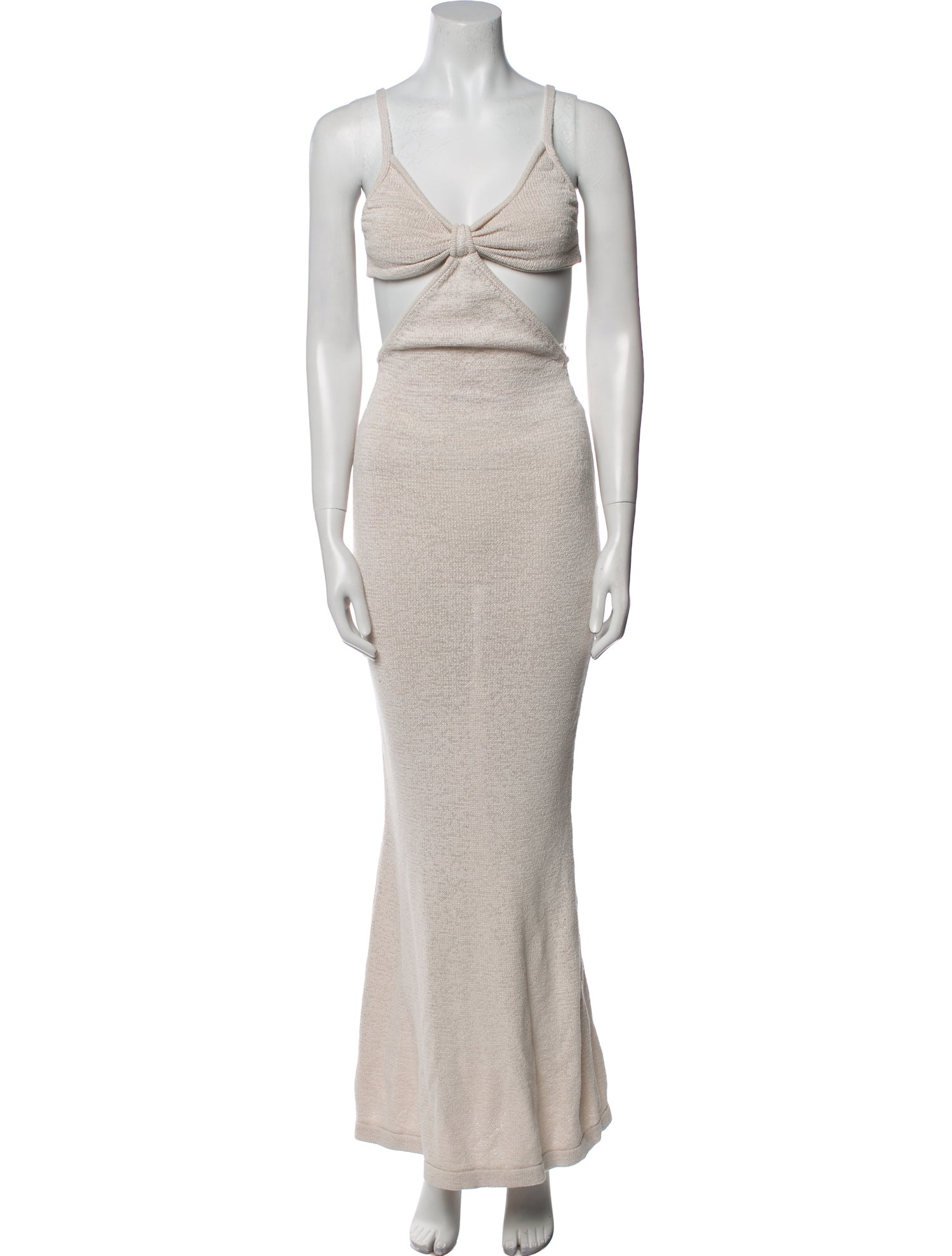 Cult Gaia V-Neck Long Dress