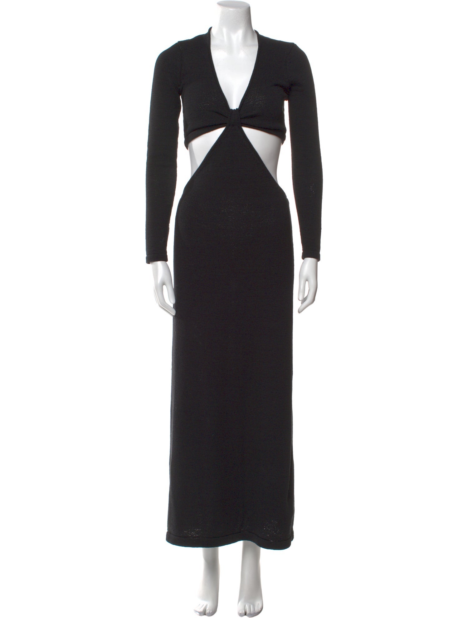 Cult Gaia V-Neck Long Dress
