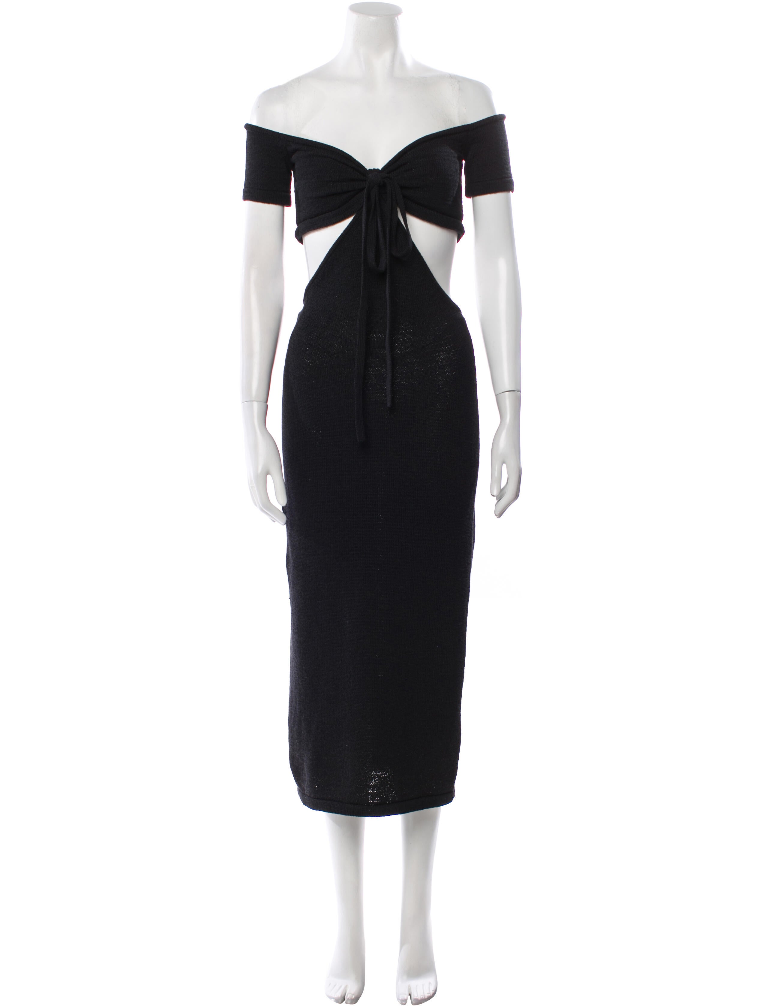 Cult Gaia Off-The-Shoulder Long Dress