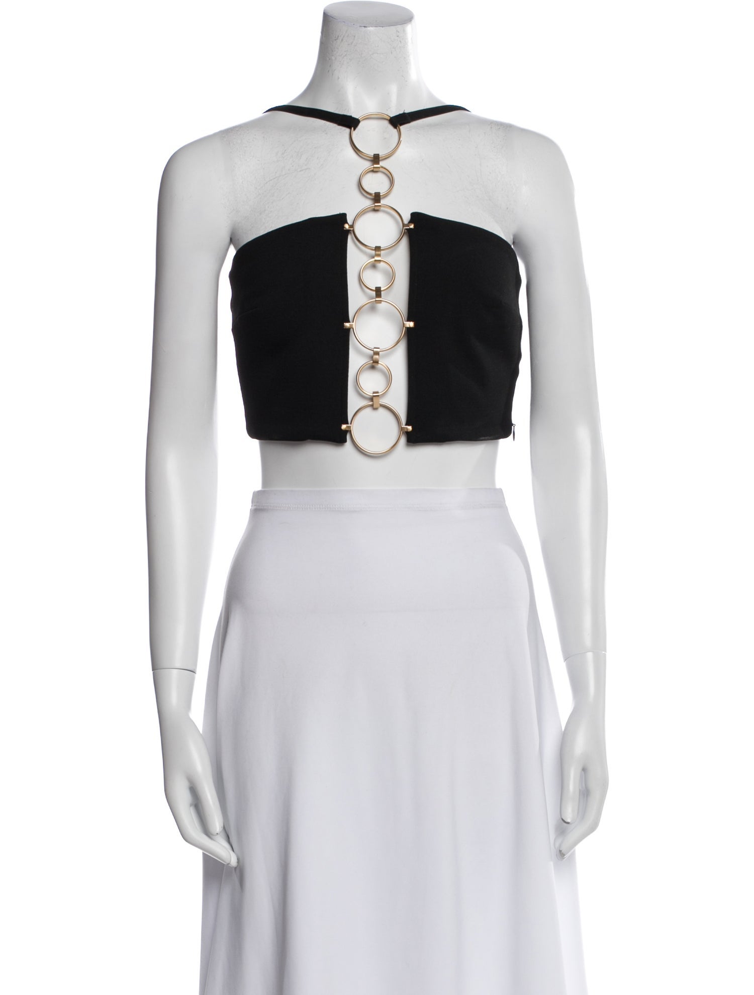 Cult Gaia Strapless Crop Top