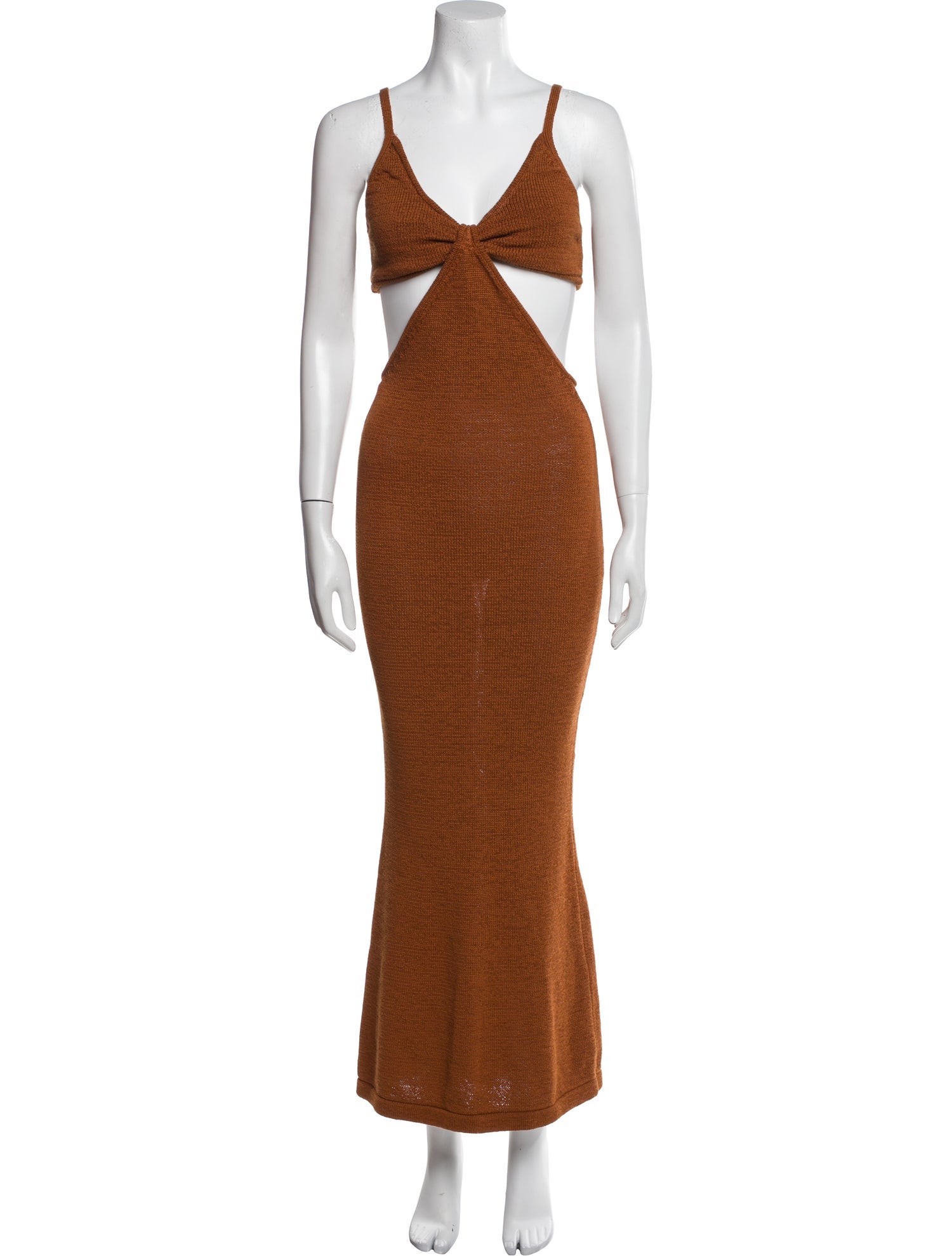 Cult Gaia V-Neck Long Dress