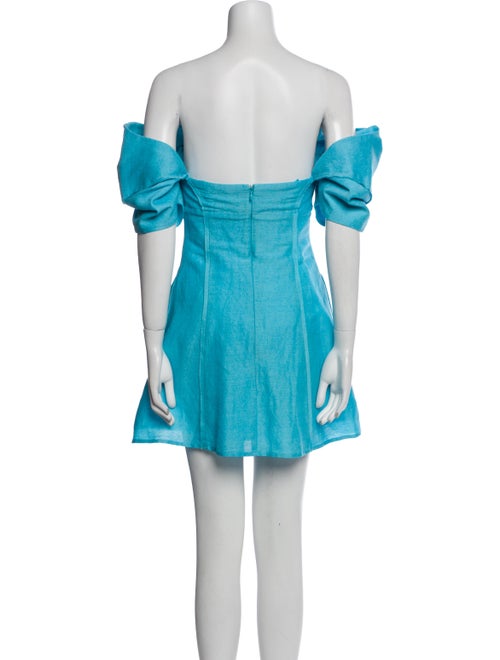 Cult Gaia Linen Mini Dress