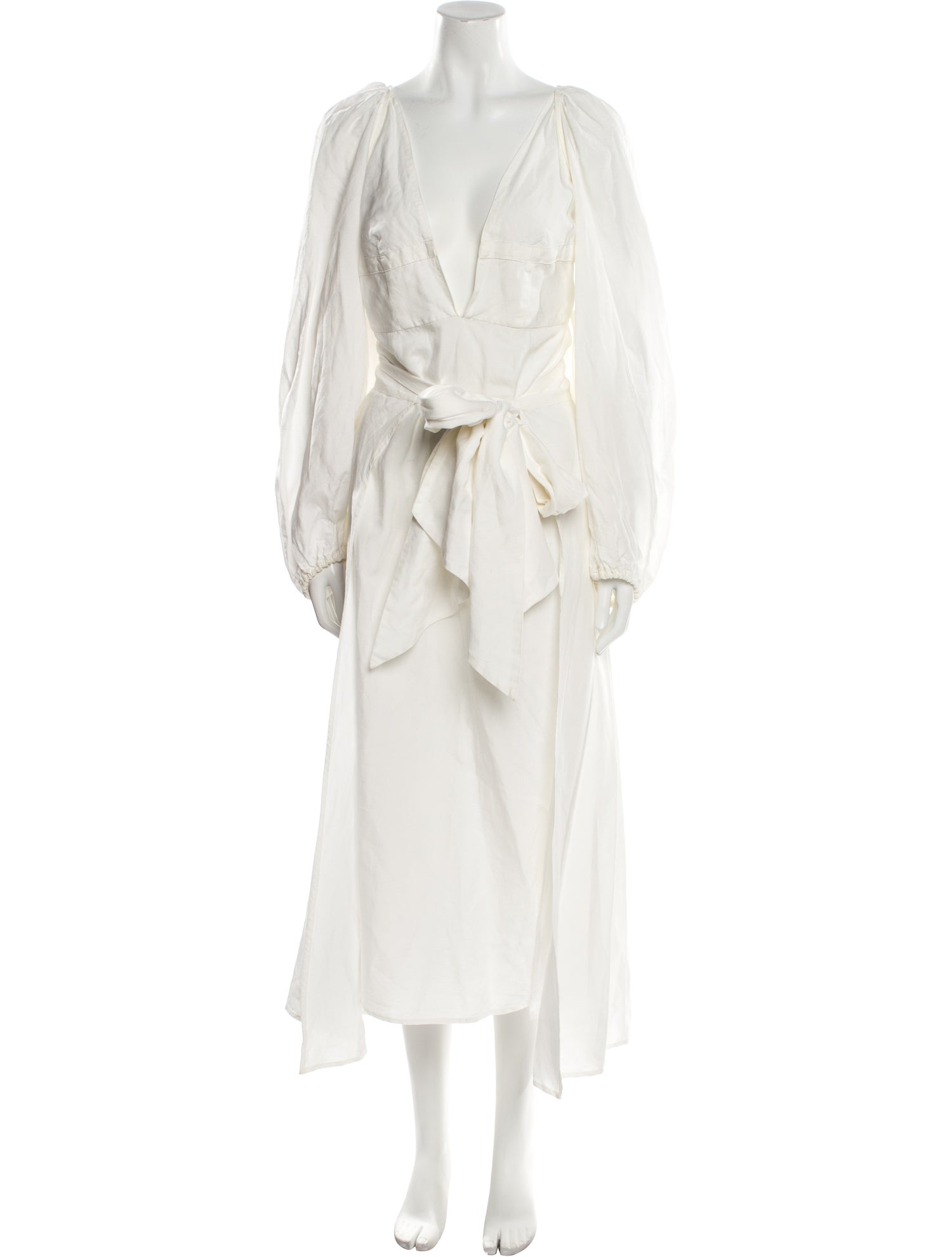 Cult Gaia Linen Long Dress