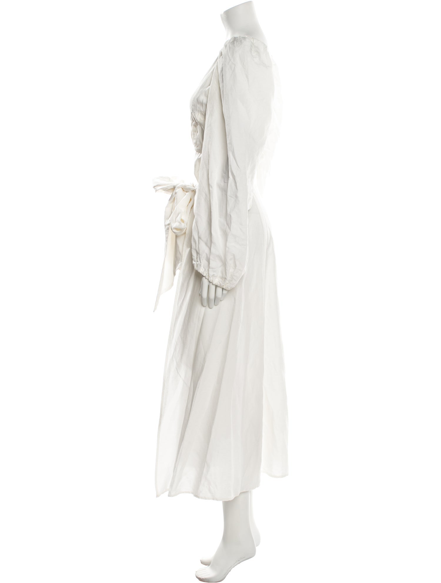 Cult Gaia Linen Long Dress